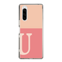 Slim Protection Case［ Original - initial two tone - U pink ］