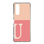 Slim Protection Case［ Original - initial two tone - U pink ］