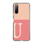 Slim Protection Case［ Original - initial two tone - U pink ］
