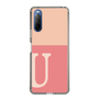 Slim Protection Case［ Original - initial two tone - U pink ］