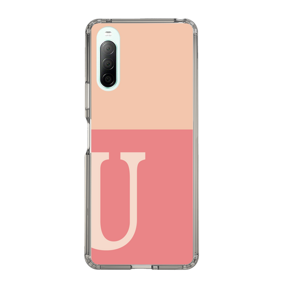 Slim Protection Case［ Original - initial two tone - U pink ］