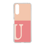 Slim Protection Case［ Original - initial two tone - U pink ］