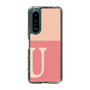 Slim Protection Case［ Original - initial two tone - U pink ］