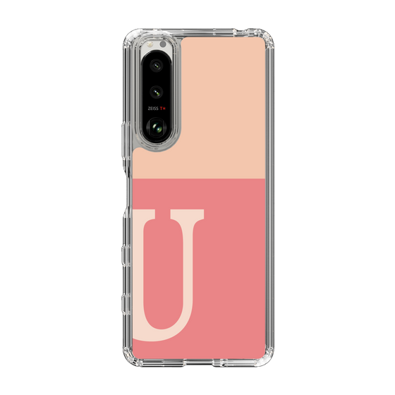 Slim Protection Case［ Original - initial two tone - U pink ］