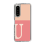 Slim Protection Case［ Original - initial two tone - U pink ］