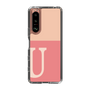 Slim Protection Case［ Original - initial two tone - U pink ］