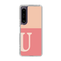 Slim Protection Case［ Original - initial two tone - U pink ］