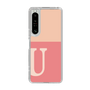 Slim Protection Case［ Original - initial two tone - U pink ］
