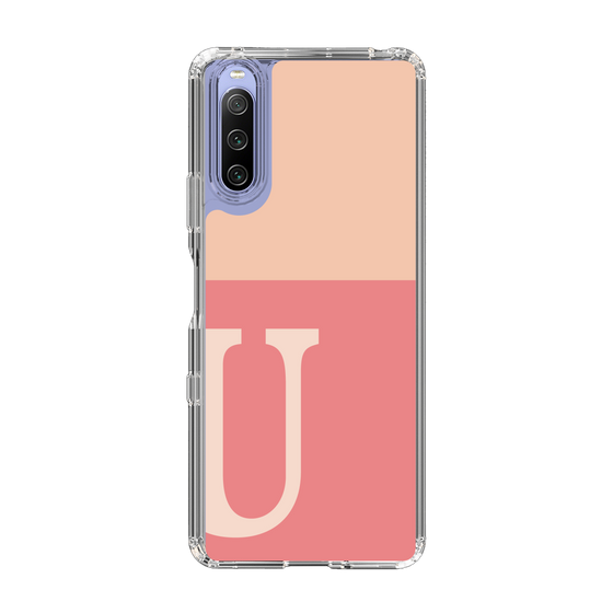 Slim Protection Case［ Original - initial two tone - U pink ］