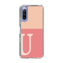 Slim Protection Case［ Original - initial two tone - U pink ］
