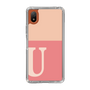 Slim Protection Case［ Original - initial two tone - U pink ］