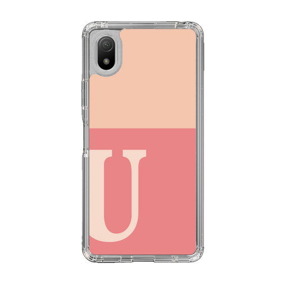 Slim Protection Case［ Original - initial two tone - U pink ］