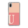 Slim Protection Case［ Original - initial two tone - U pink ］