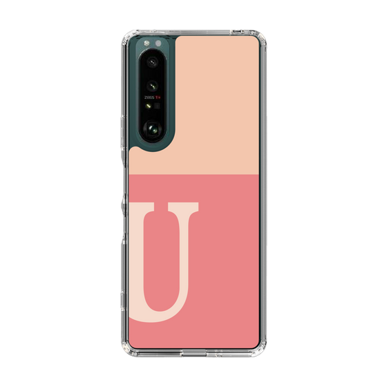 Slim Protection Case［ Original - initial two tone - U pink ］