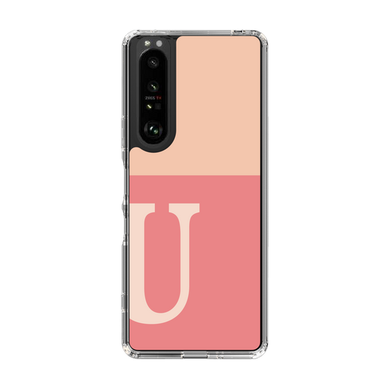 Slim Protection Case［ Original - initial two tone - U pink ］