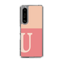 Slim Protection Case［ Original - initial two tone - U pink ］
