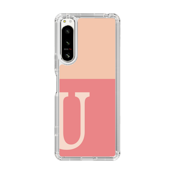 Slim Protection Case［ Original - initial two tone - U pink ］