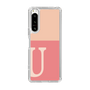 Slim Protection Case［ Original - initial two tone - U pink ］