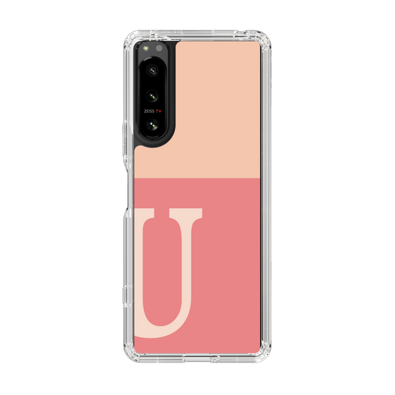 Slim Protection Case［ Original - initial two tone - U pink ］