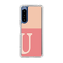Slim Protection Case［ Original - initial two tone - U pink ］
