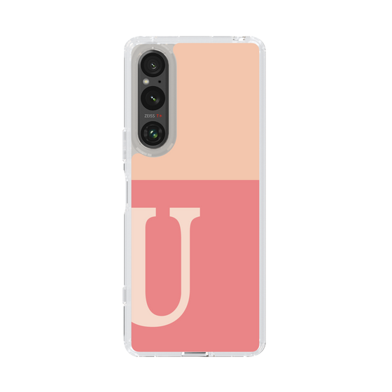 Slim Protection Case［ Original - initial two tone - U pink ］
