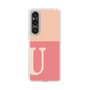 Slim Protection Case［ Original - initial two tone - U pink ］