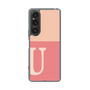 Slim Protection Case［ Original - initial two tone - U pink ］