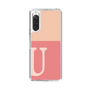 Slim Protection Case［ Original - initial two tone - U pink ］