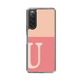 Slim Protection Case［ Original - initial two tone - U pink ］