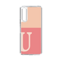 Slim Protection Case［ Original - initial two tone - U pink ］