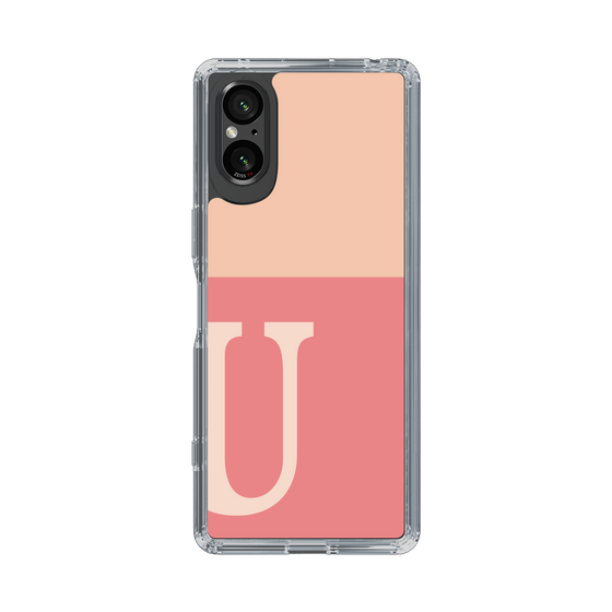 Slim Protection Case［ Original - initial two tone - U pink ］
