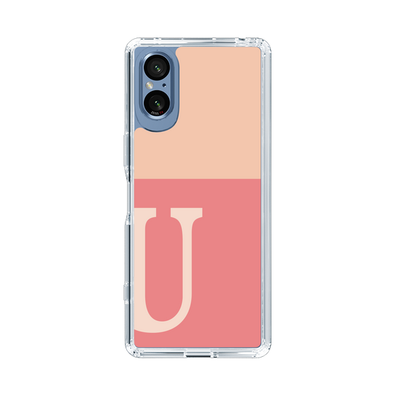 Slim Protection Case［ Original - initial two tone - U pink ］