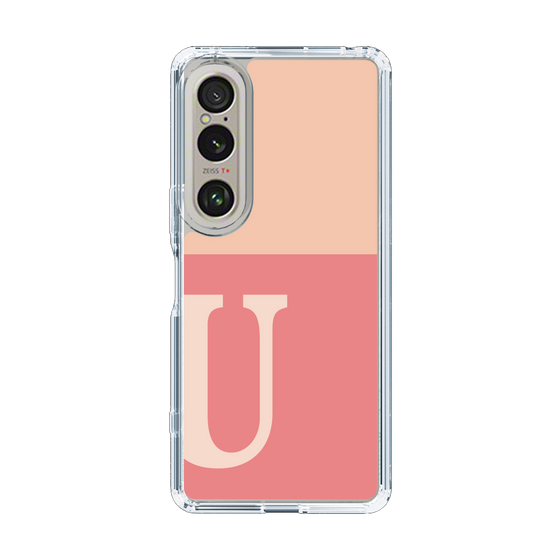 Slim Protection Case［ Original - initial two tone - U pink ］