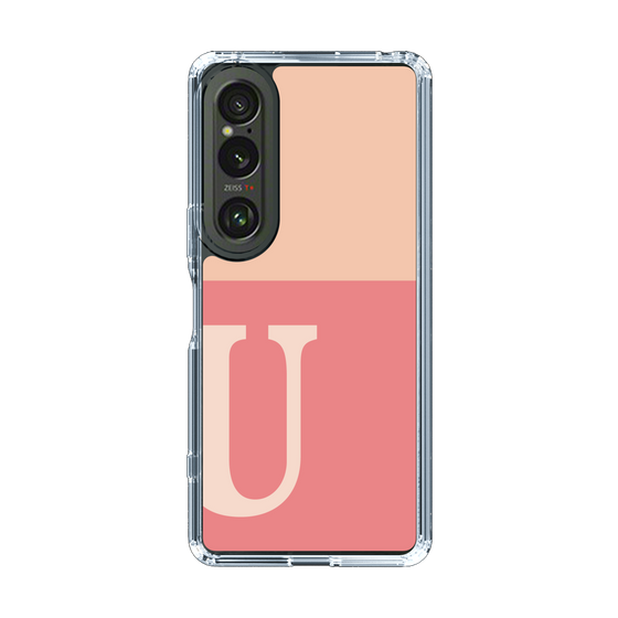 Slim Protection Case［ Original - initial two tone - U pink ］