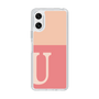 Slim Protection Case［ Original - initial two tone - U pink ］