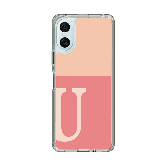 Slim Protection Case［ Original - initial two tone - U pink ］