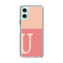 Slim Protection Case［ Original - initial two tone - U pink ］