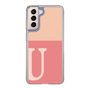 Slim Protection Case［ Original - initial two tone - U pink ］