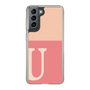 Slim Protection Case［ Original - initial two tone - U pink ］