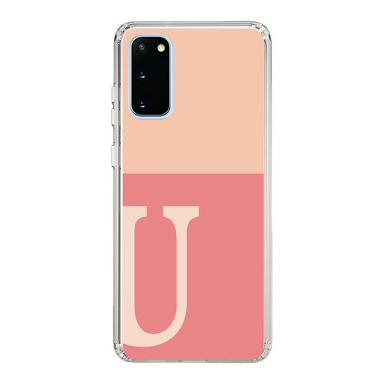 Slim Protection Case［ Original - initial two tone - U pink ］