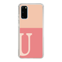 Slim Protection Case［ Original - initial two tone - U pink ］