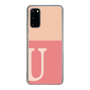 Slim Protection Case［ Original - initial two tone - U pink ］
