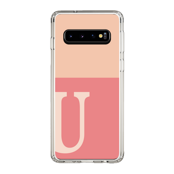 Slim Protection Case［ Original - initial two tone - U pink ］