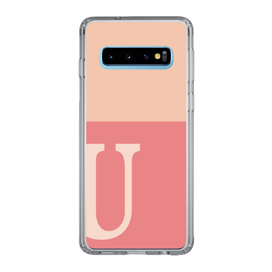 Slim Protection Case［ Original - initial two tone - U pink ］