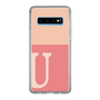 Slim Protection Case［ Original - initial two tone - U pink ］
