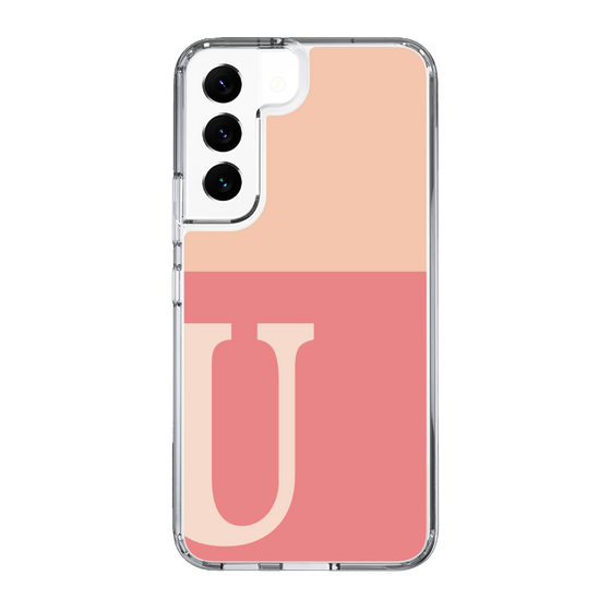 Slim Protection Case［ Original - initial two tone - U pink ］