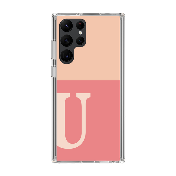 Slim Protection Case［ Original - initial two tone - U pink ］