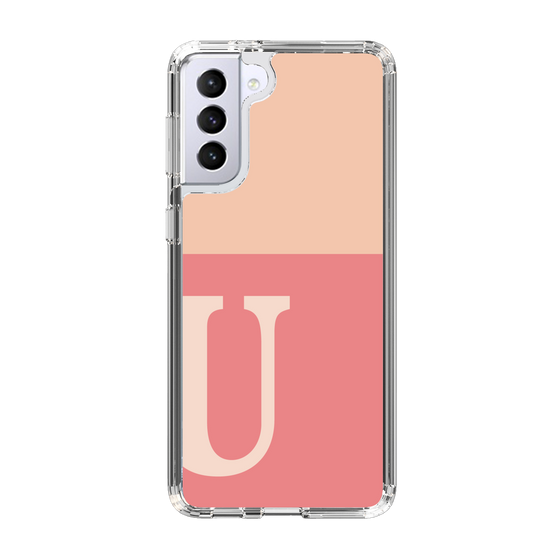 Slim Protection Case［ Original - initial two tone - U pink ］