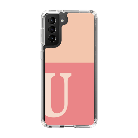 Slim Protection Case［ Original - initial two tone - U pink ］