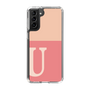 Slim Protection Case［ Original - initial two tone - U pink ］
